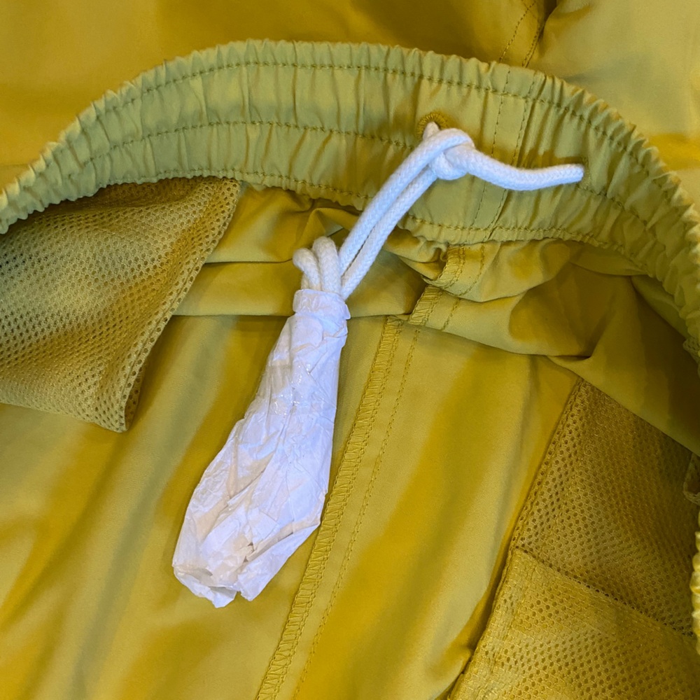 Duluth Men’s Pier Genius Unlined Yellow Swim Shorts NWT XL - Picture 4 of 8
